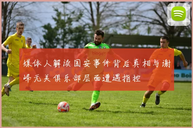 媒体人解读国安事件背后真相与谢峰无关俱乐部层面遭遇指控