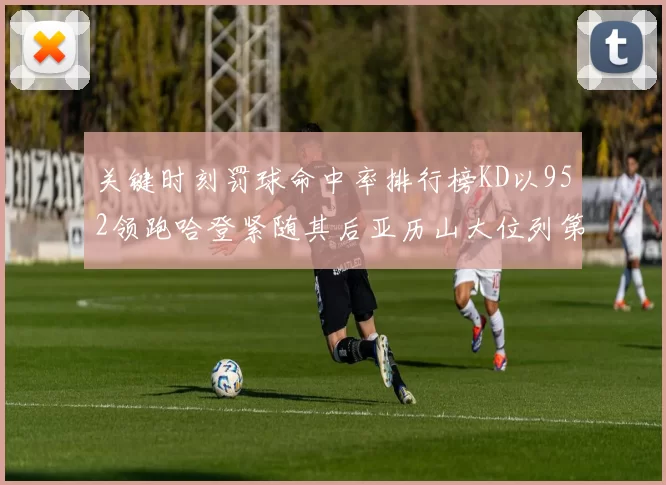 关键时刻罚球命中率排行榜KD以952领跑哈登紧随其后亚历山大位列第六